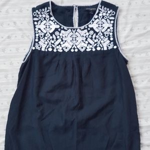 Banana Republic Embroidered Tank